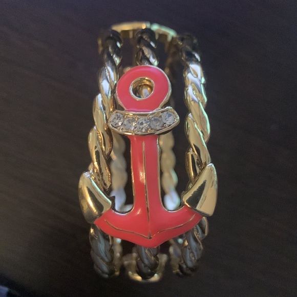 Lily Pulitzer Tri-Color Anchor Bangle - Picture 6 of 10